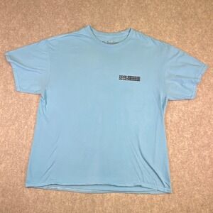 Civil Regime Women's Short Sleeve Graphic T-Shirt "Garden Of Dreams" Blue Medium